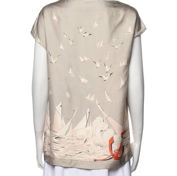 Stella McCartney printed silk blouse - Picture 3 of 3